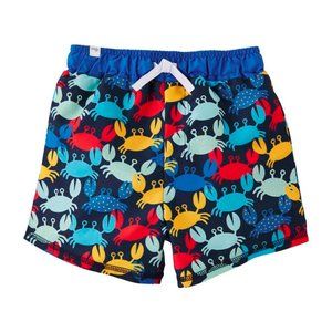 Mud Pie Little Boys Crab Swim Trunks